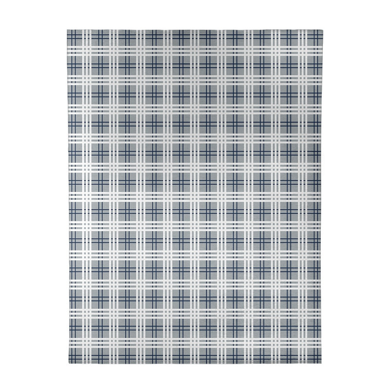Plaid Indoor Rug, Rectangle 9' x 12'