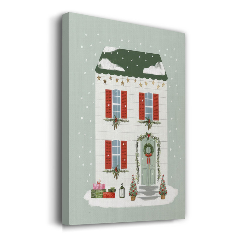 Porte d'entrée festive IV, H 18 po x l 12 po x P 1,5 po