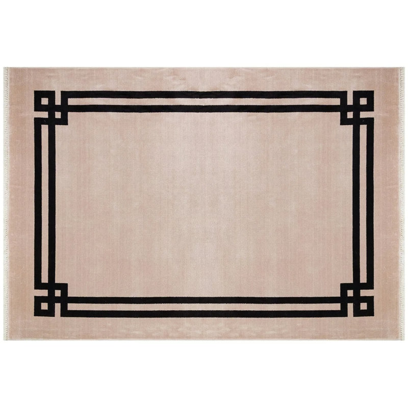 Mavera Viscose Geometric Indoor Rug, Rectangle 5'3" x 7'7"