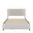 Upholstered Platform Bed with 2 Drawers and 1 Trundle, Classic Headboard Design-1223924938-1223924937
