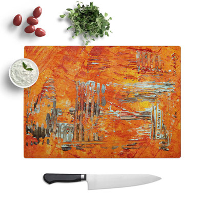 Tempered Glass Art Painting Vol.246 Chopping Board