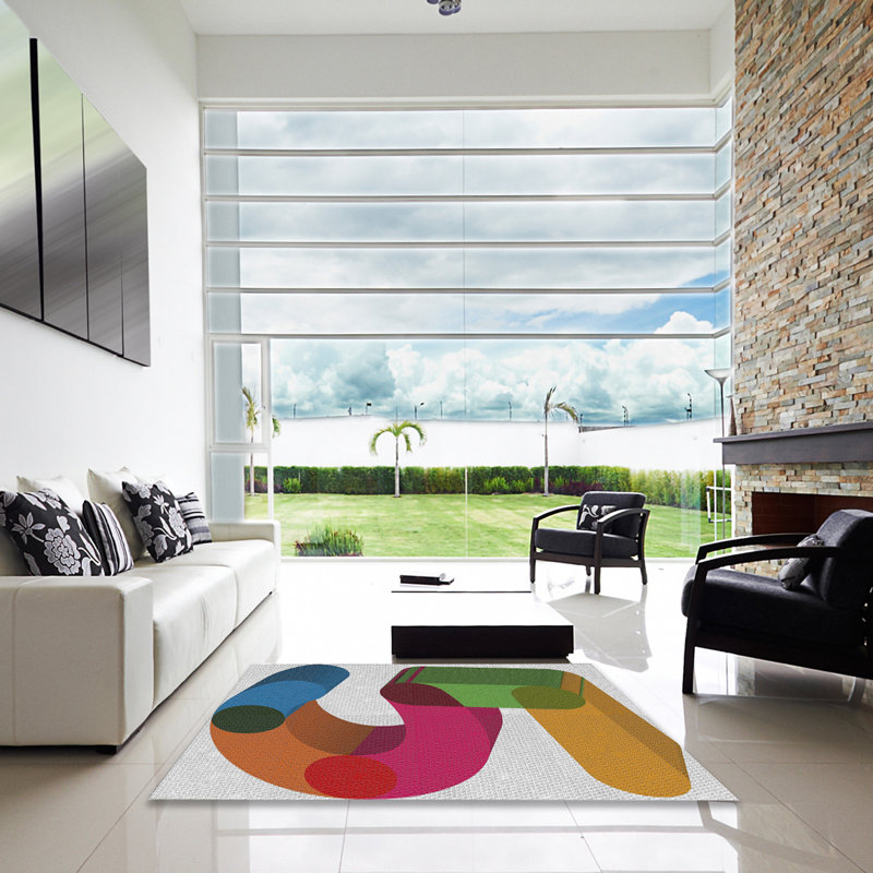 Tapis en laine, Carré 8 pi