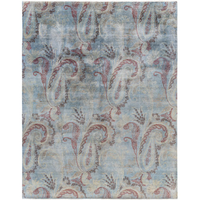 Overdyed One-of-a-Kind 8' 0" X 10' 2" Hand Knotted Area Rug