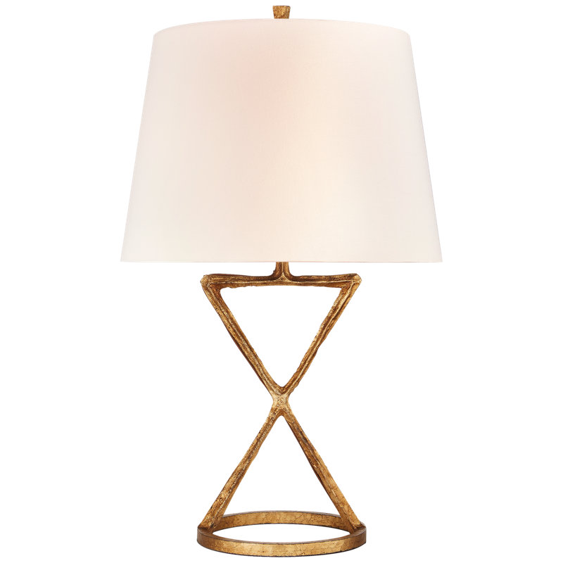 Anneu Table Lamp, Gilded Iron