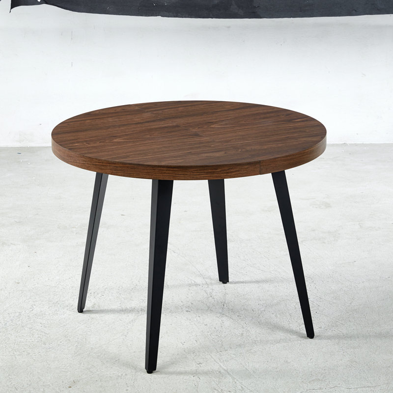 Versatile Extensible Coffee Table, Walnut, Black