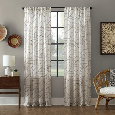 Semi Sheer Curtain Single Panel