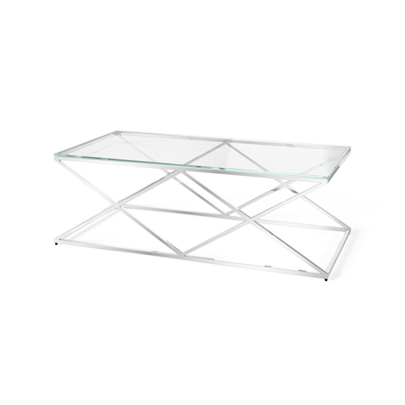 Gabrielle Cross Legs Coffee Table