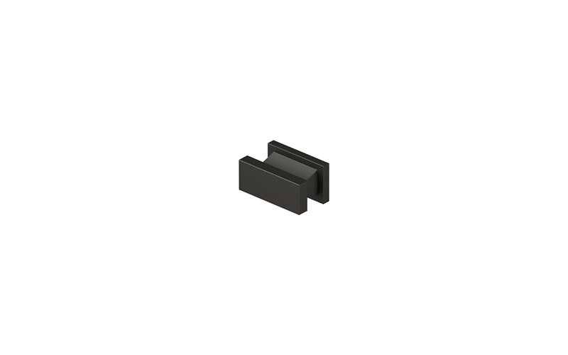 Deltana AN138U14 Contemporary Knob, Anvil, 3/4" x 1-1/2" x 7/8" in Polished Nickel, Oil-rubbed Bronze