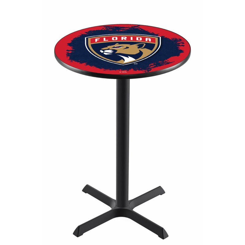 NHL Pub Table, Florida Panthers, 36" H x 30" L x 30" W