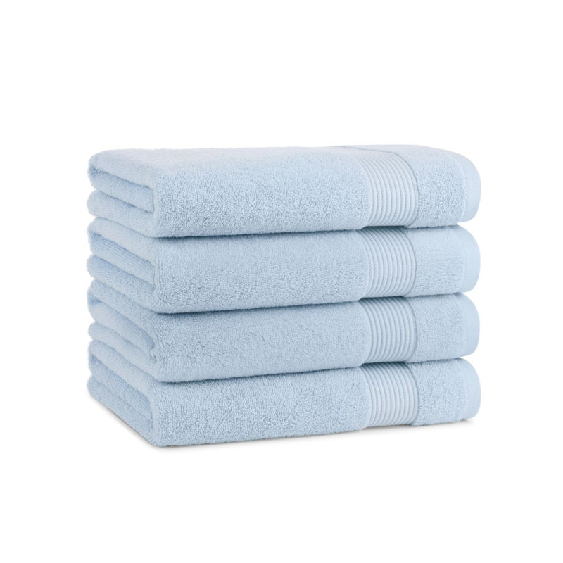 Host & Home Bath Towel 27x54 (4/Pack), Misty Blue