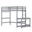  Lit mezzanine simple avec plateforme Ivoire-1119853605