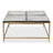Titus Glass Top Single Coffee Table