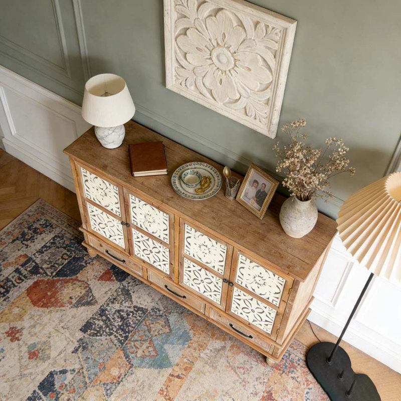 Armoire d'appoint 59,06 po Chic Natural Wood
