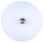 Raela Plafonnier encastré blanc mat 1 lumière 60 watts avec abat-jour en métal blanc mat