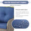 Ensemble de chaises pivotantes d'extérieur en rotin 5 pièces avec repose-pieds Esquer-965875343