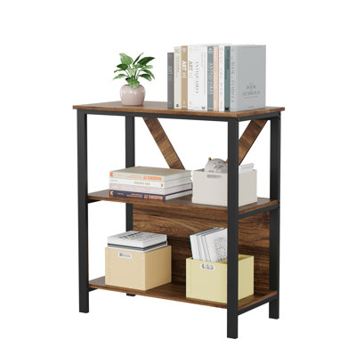 77.5cm H x 74.9cm W Metal Bookcase