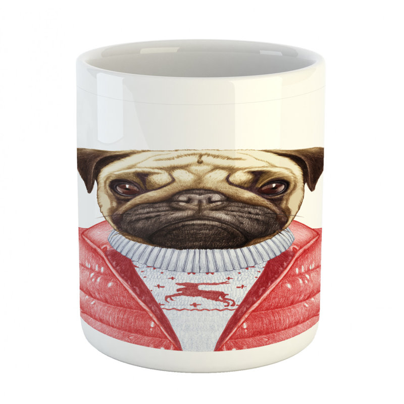 Grande tasse à café carlin