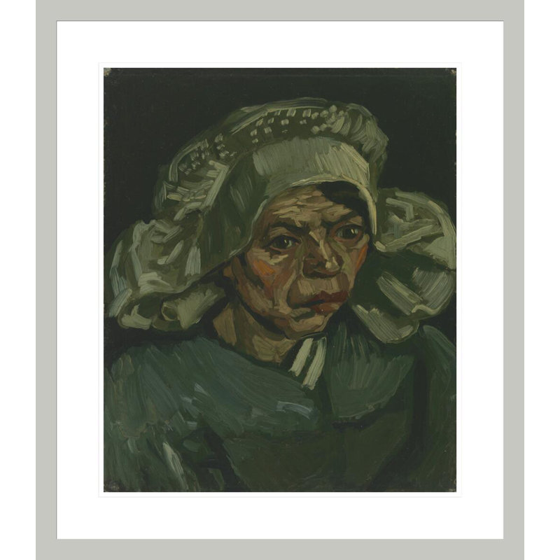 Tête de femme par Vincent van Gogh, impression giclée encadrée, 26,95 po H x 23,5 po L