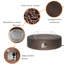 Langport Concrete Propane Fire Pit Table-434861289