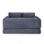 Canapé-lit pliant convertible 2-en-1, canapé-lit en velours côtelé moderne avec 2 * coussins, causeuse modulaire rembourrée et désossée avec lit escamotable, canapé-lit modulaire pliant pour le salon-399780628