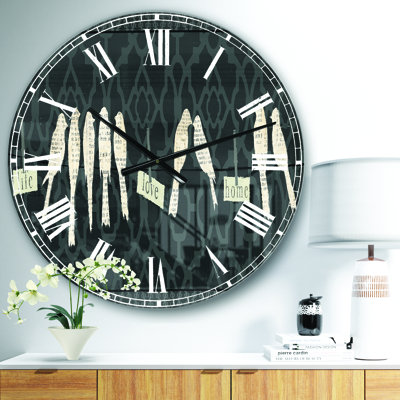 Swigart Metal Wall Clock