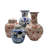  Chinese Ball Vase with Red Coral Pattern