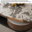 Table basse en pierre de style médiéval-132994673