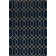 Glam Navy Blue Gold Area Rug