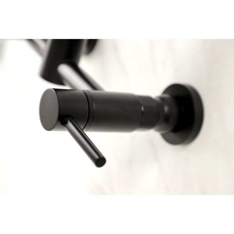 Robinet de cuisine Kingston, Noir mat