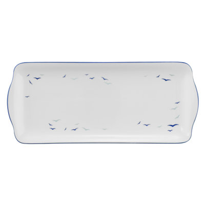 Rectangular cake platter 34.5 x 14.5cm