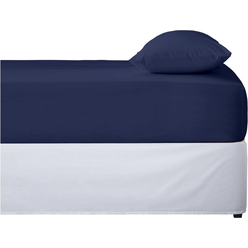 Microfiber Standard Pillow Case, Navy