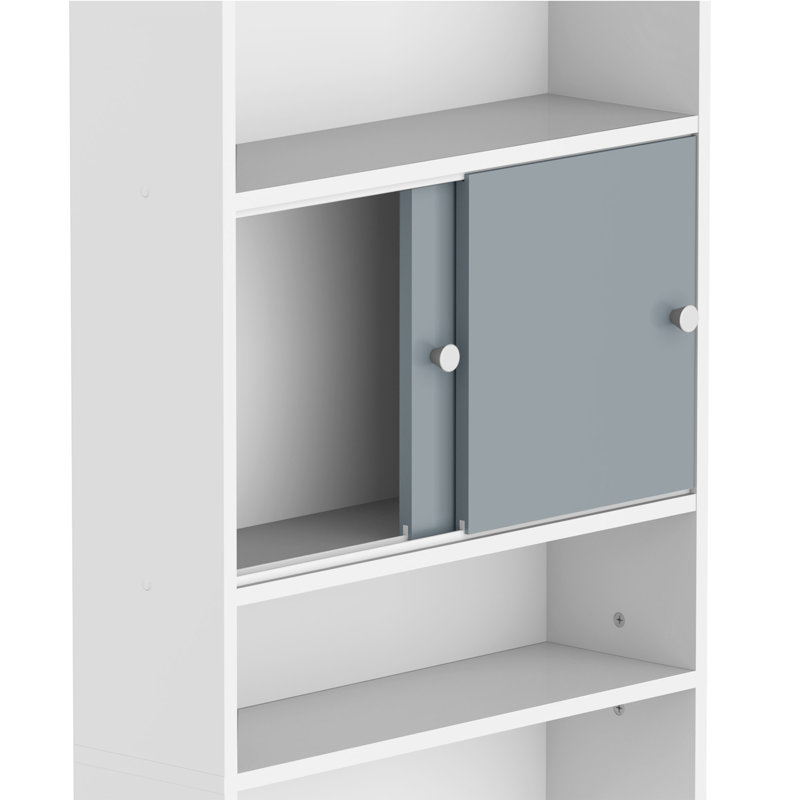 Arignote Bathroom Shelves, White/Grey