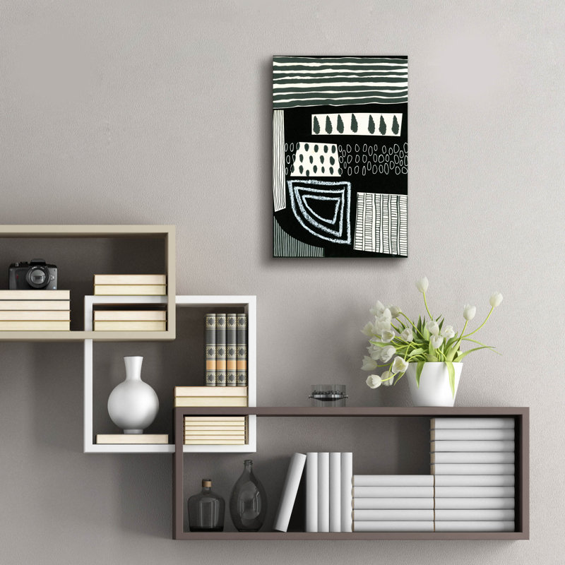 «B&W Fun VIII» par Regina Moore, H 24 po x l 16 po x P 0,2 po