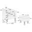 Chaise d'appoint et repose-pieds