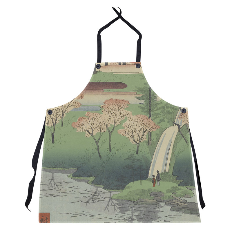 Bib Apron, Peach Blossoms