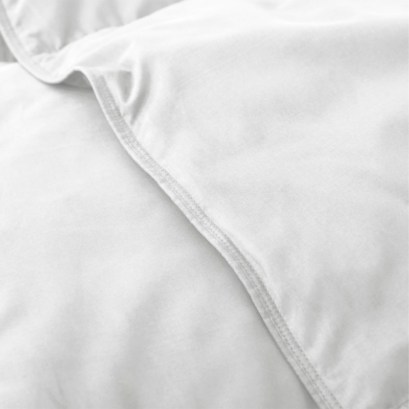 Édredon en duvet de plumes douces et douces toutes saisons Cozy Ultra Soft, Édredon très grand en duvet, Blanc