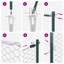 Hexagon Fence Green Steel-420125558