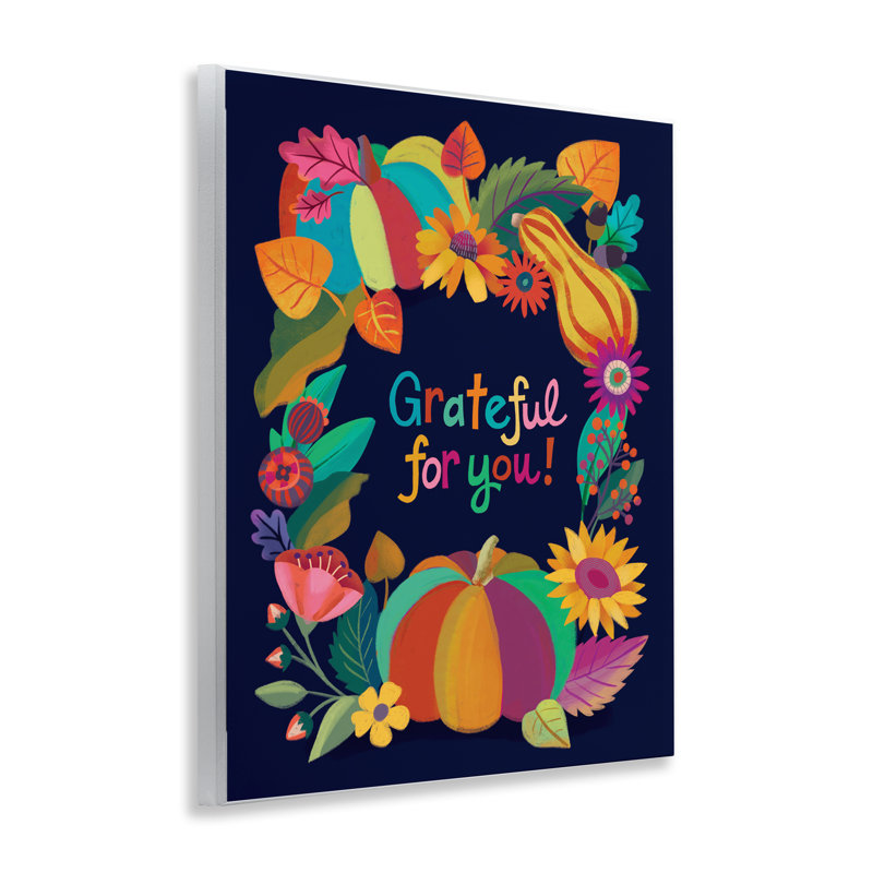 «Grateful For You Gourds», art mural sur bois par Riley Hutchens