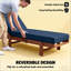 Coussins de chaise longue d'extérieur, ensemble de 2 coussins de chaise longue de patio (coussin seulement), coussin de chaise