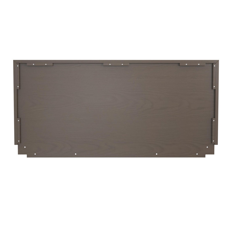 Tête de lit tapissier en bois Modern, Brun