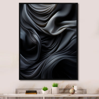 Grey Soothing Shadows II - Abstract Collages Wall Art
