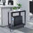 Media Cart Duty AV Cart Fit for Offices and Schools with Universal Wheels