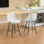 Faux Leather Modern Low Back Counter Stool-958689549-959345386-959345390