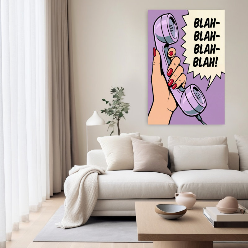 Contemporary Art Abstract Contemporary Wall Art 1 Piece Wrapped Canvas Wall Art, 152.4 cm H x 101.6 cm W