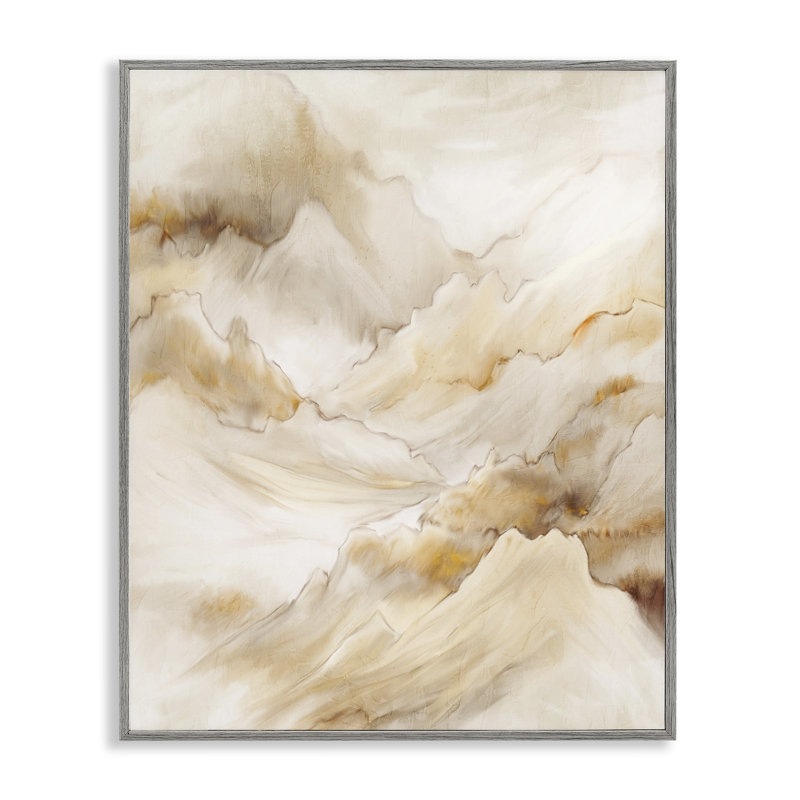 Giclée encadrée par Neutral Land Flow, design par Kim Allen, Estampe numérique Farmhouse, H 30 po x l 24 po