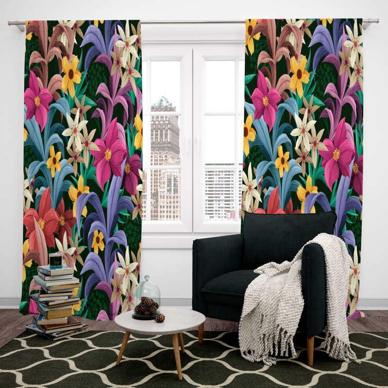 Rideau en polyester Diamanto, L 40 po x L 61 po