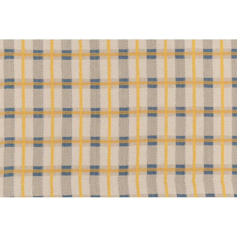 Handloom Jacquard Collection Table Placemat 14x18 Inch, Gray;Yellow