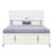 URIUNI GOLD QUEEN BED WITH LED-114236326