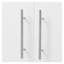 Armoire de buanderie murale blanche avec tablette réglable, armoire de rangement à 2 portes pour salle de bain et cuisine