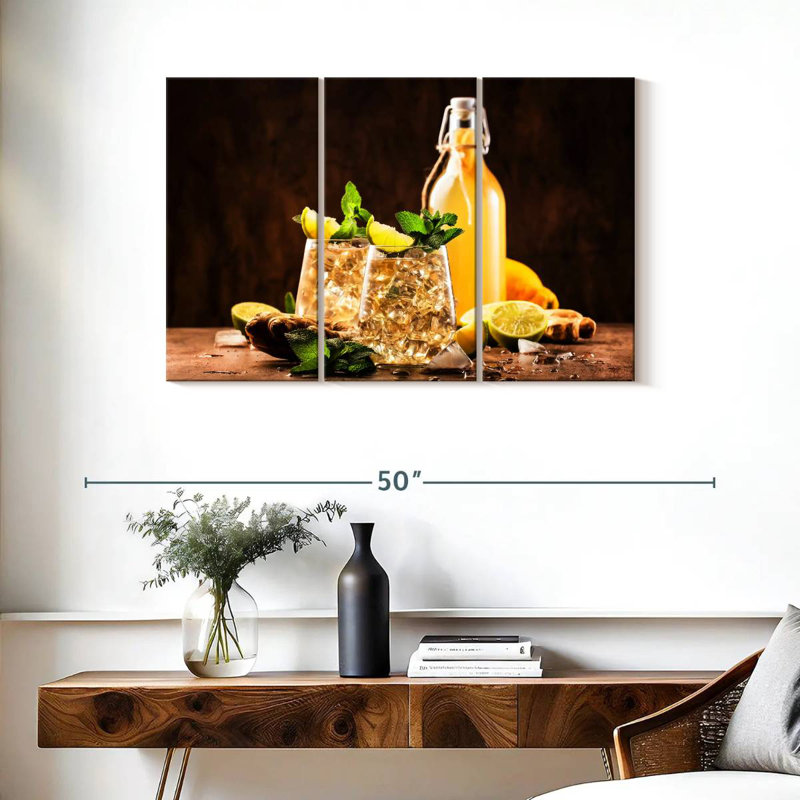 Yarlin Golden Ginger Ale, 24" H x 38" W